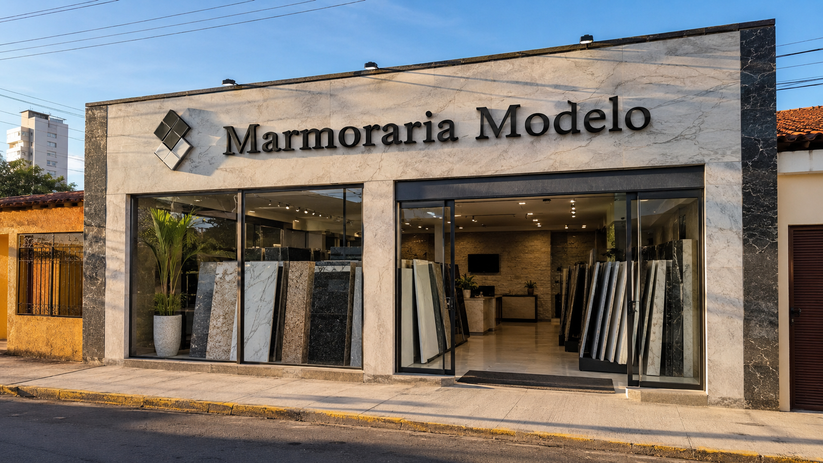 Fachada da Marmoraria Modelo
